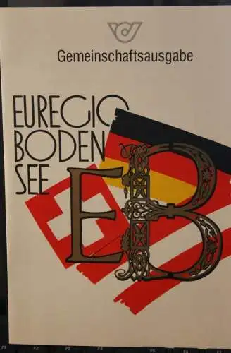 Gemeinschaftsausgabe: EUREGIO Bodensee, 1993, Faltblatt, CH, A, D