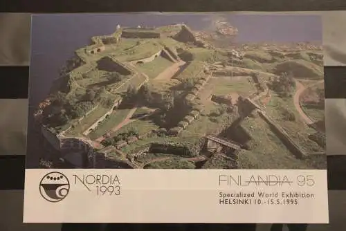 Finnland 1993, Ausstellungskarte NORDIA 1993, mit Hologramm; Karte 4, Sonderstempel