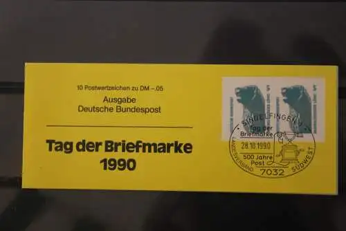 Markenheft, MH " Tag der Briefmarke 1990", MNH