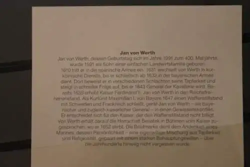 Deutschland 1991, Postkalender-Karte: Jan von Werth