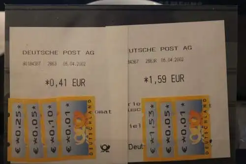 Deutschland ATM MiNr 4; mit Quittung; MNH