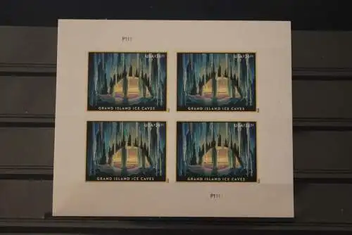 U.S.A. Eilpostmarke: Grand Island Ice Caves, Folienbogen, MiNr 5668; MNH