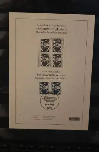 Berlin 1988; Schwarzdruck: Sehenswürdigkeiten; 10 Pf. Flughafen Frankfurt, MiNr 798 A