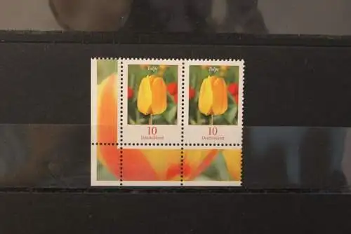 Freimarken; Blumenserie, 10 C; Tulpe, waagerechtes Paar MiNr 2484 A, MNH