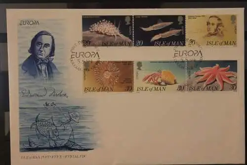 Isle of Man CEPT EUROPA-UNION 1994, FDC, MiNr 587-92