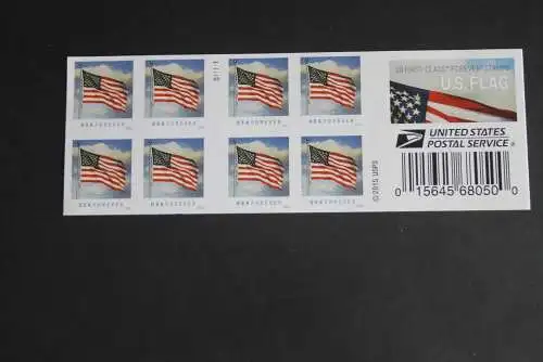 U.S. Flag; 20 x Forever; 2015; selbstklebend; ungebraucht