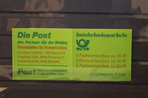 Berlin, Burgen und Schlösser, BuS, MH 13 a; 4 RZ, MNH