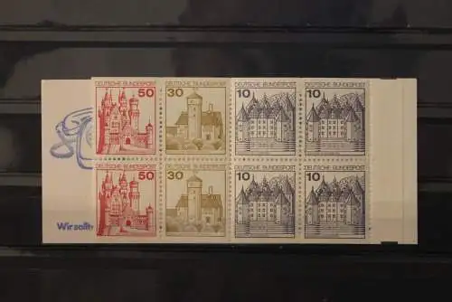 Deutschland - BRD, Sehenswürdigkeiten, MH 21 b oZ, MNH