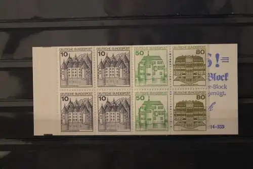 Deutschland - BRD, Sehenswürdigkeiten, MH 24 h oZ, MNH