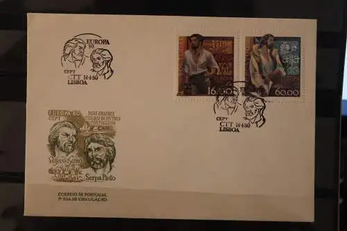 Portugal, EUROPA - CEPT 1980. FDC, MiNr 1488-89