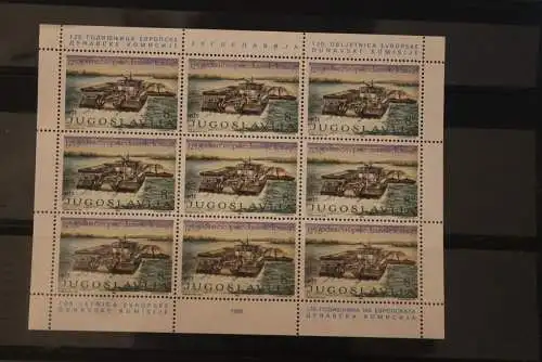 Jugoslawien 1981, Europäische Donaukonferenz, Kleinbogen, MiNr 1903-04, MNH
