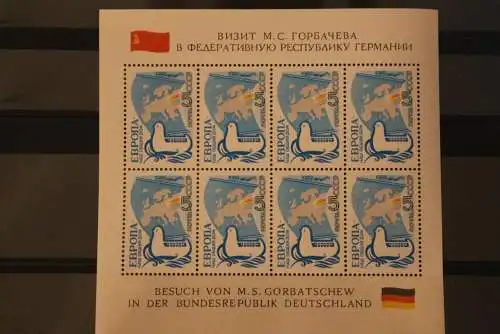 UdSSR 1989, Kleinbogen Europa - Unser gemeinsames Haus; MiNr 5955, MNH