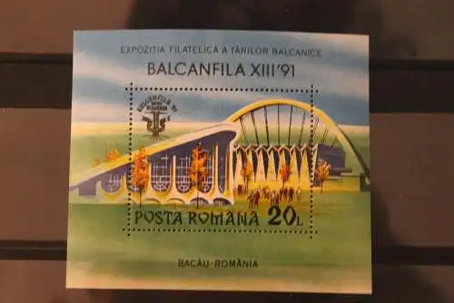 Rumänien Balcanfila XIII '91, Block 264, MNH