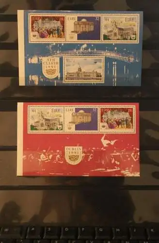 Irland 1991, Dublin - Kulturhauptstadt Europas, HBl. 24/25, MNH