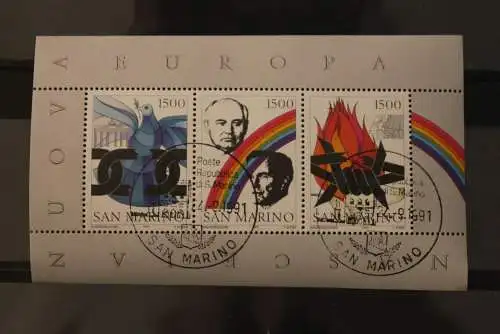 San Marino 1991, Geburt des neuen Europa, Block 14, ESST