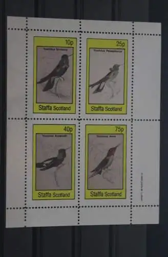 Staffa Scottland, Vögel, 1982,  Block, MNH