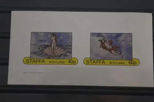 Staffa, Schottland, Venus und Mercury, Block, 1982, MNH