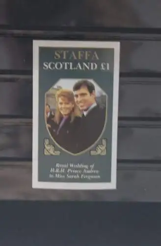 Staffa, Schottland, Royal Wedding Prinz Andrew and S. Ferguson