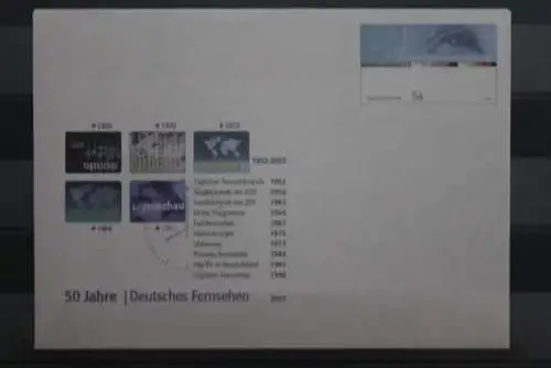 Sonderumschlag 2002; USo 44: 50 Jahre Deutsches Fernsehen