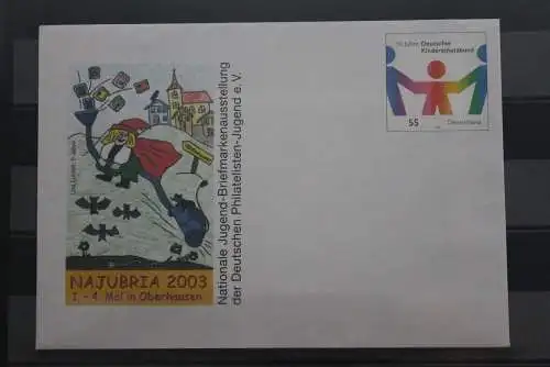 Sonderumschlag 2003; USo 57: NAJUBRIA 2003 Oberhausen