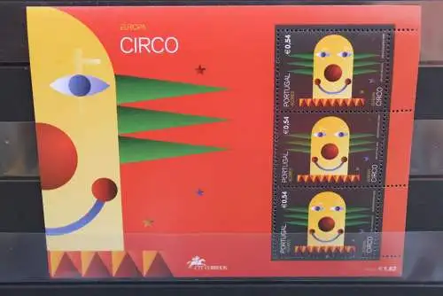 Portugal-Azoren, EUROPA 2002, Zirkus, Cirque, Circus, MiNr Block 23, MNH