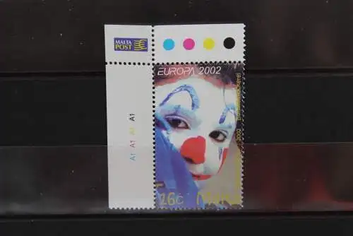 Malta, EUROPA 2002, Zirkus, Cirque, Circus, MiNr 1216, MNH