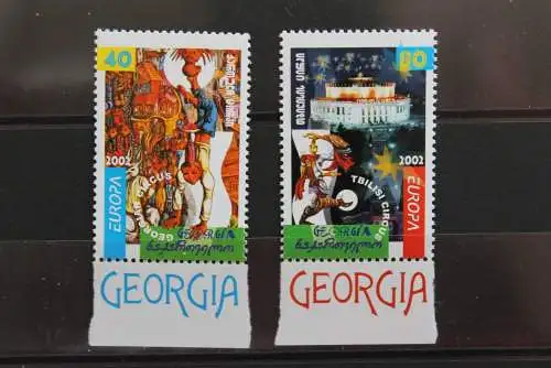 Georgien, EUROPA 2002, Zirkus, Cirque, Circus, MiNr 397 A-98 A, MNH