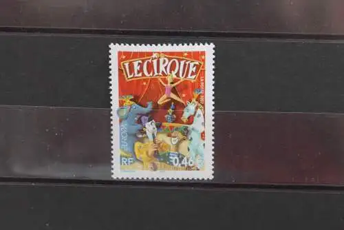 Frankreich, EUROPA 2002, Zirkus, Cirque, Circus, MiNr 3603, MNH