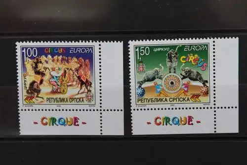 Bosnien und Herzegowina (Serbische Republik), EUROPA 2002, Zirkus, Cirque, MiNr 241 A-42 A, MNH