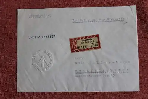 DDR 1962, Sowjetische Weltraumflüge, MiNr. 926-33, Kleinbogen, rechts ndgz, FDC, Rarität