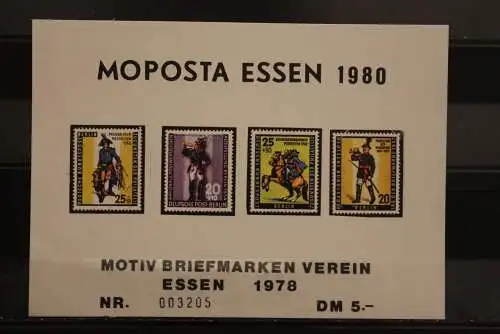 VIGNETTE; MOPOSTA ESSEN 1980, nummeriert