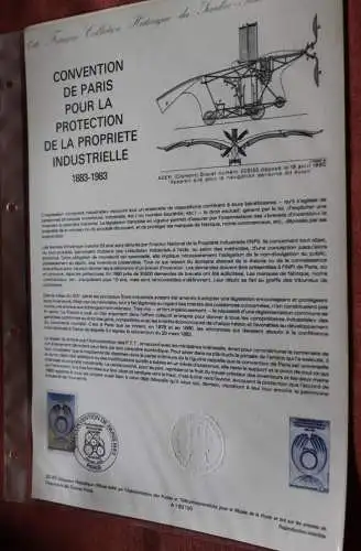 Frankreich 1983; Protection de la Propriete Industrielle, Offizielles ETB, Document Philatelique Officiel  20-83