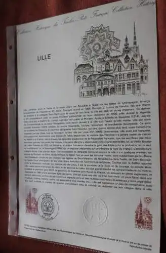 Frankreich 1982; Lille, Offizielles ETB, Document Philatelique Officiel 37-82