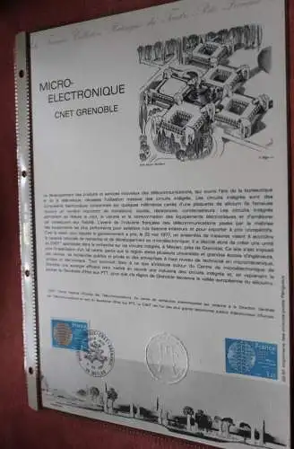 Frankreich 1981; Micro-Electronique Grenoble, Offizielles ETB, Document Philatelique Officiel  02-81