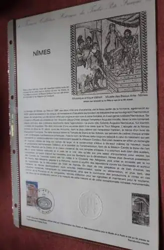 Frankreich 1981; Nimes, Offizielles ETB, Document Philatelique Officiel  14-81