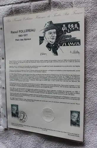 Frankreich 1987; Naturwissenschaftler, Offizielles Ersttagsblatt, Nr 03-87 bis 09-87