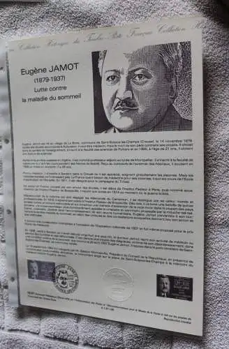 Frankreich 1987; Naturwissenschaftler, Offizielles Ersttagsblatt, Nr 03-87 bis 09-87