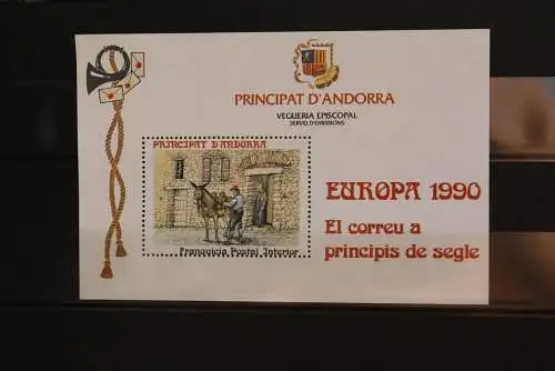 VIGNETTE; Andorra: EUROPA 1990, nummeriert, limitiert