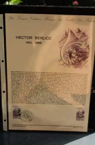 Frankreich 1983; Hector Berlioz, Musiker, Komponist, Offizielles Ersttagsblatt A1 83 103