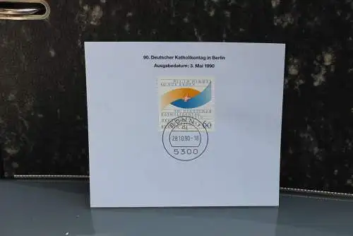 Berlin 1990; Deutscher Katholikentag, MiNr  873; Kalenderblatt der Deutsche Post 1990