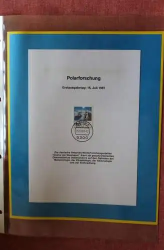 Deutschland 1981; Polarforschung; MiNr 1100; Kalenderblatt der Deutsche Post 1981