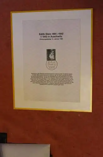 Deutschland; Edith Stein;  MiNr 1162; Kalenderblatt der Deutsche Post 1983