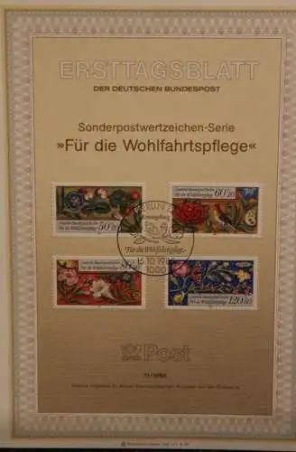 Berlin ETB "Für die Wohlfahrtspflege 1985"; ETB 11/1985, Blumen