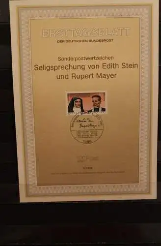 Deutschland 1988; Seligsprechung von Edith Stein und Rupert Mayer, ETB 5/1988