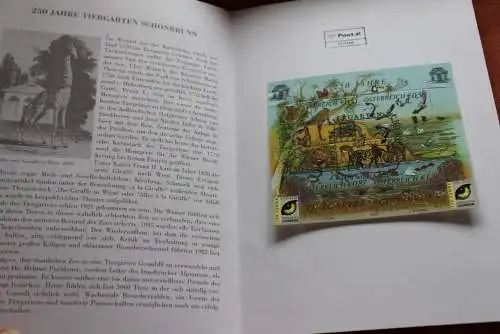 Österreich 2002, Ersttagsblatt: 250 Jahre Tiergarten Schönbrunn