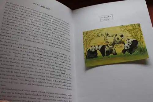 Österreich 2003, Ersttagsblatt: Block Pandabären