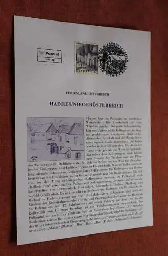Österreich 2003, Ersttagsblatt: Dauermarke: Ferienland Österreich; Hadres