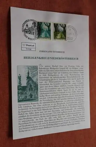 Österreich 2003, Ersttagsblatt: Dauermarke: Ferienland Österreich; Heiligenkreuz; Farbvariante
