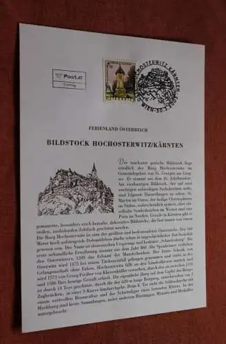 Österreich 2003, Ersttagsblatt:  Dauermarke: Bildstock Hochosterwitz