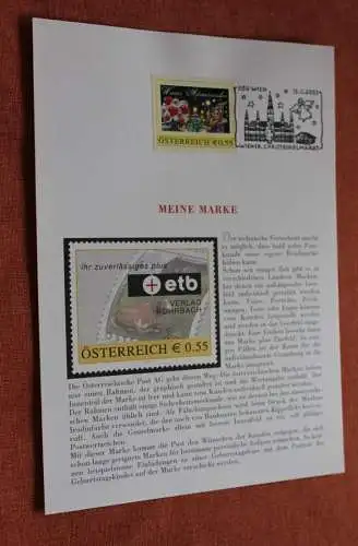 Österreich 2003, Ersttagsblatt:  Meine Marke
